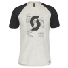 T-Shirt Scott 10 ICON RAGLAN TEE s/sl light grey melange/black